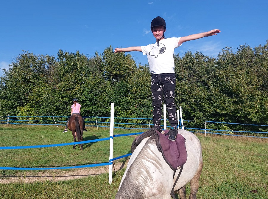 nauka jazdy konnej dla dzieci koło Jasła